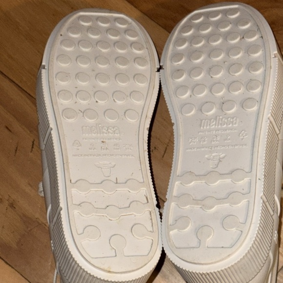 Melissa Shadow flatform ankle boots white women’s sz 9 lace up round front - Picture 11 of 12